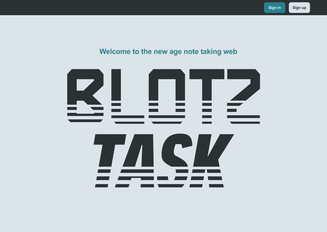 Blotz Task